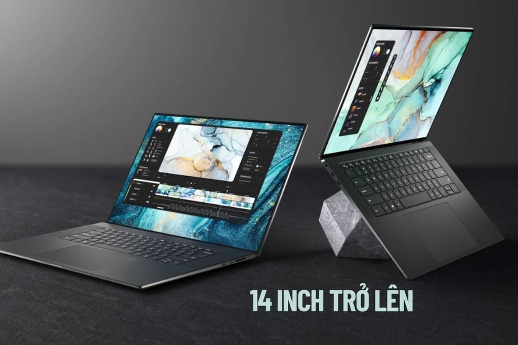 sinh viên công nghệ thông tin nên chọn laptop 14inch trở lên cho thuận tiện khi dùng