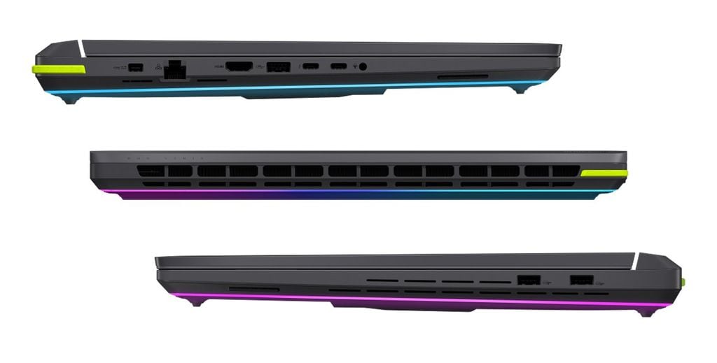 Laptop Gaming ASUS ROG Strix G18 có đa dạng cổng kết nối