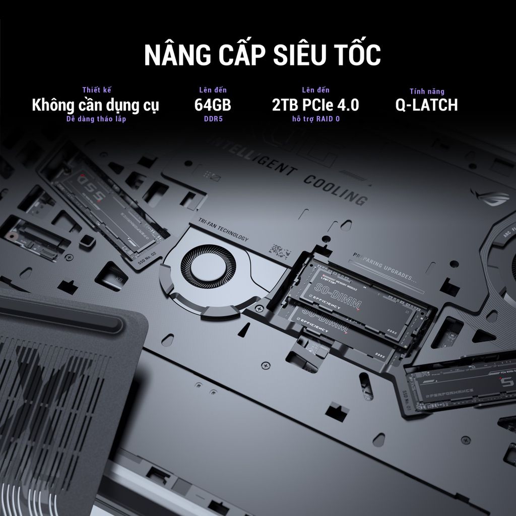 ROG Strix SCAR 16 hiệu năng và cấu hình vượt trội