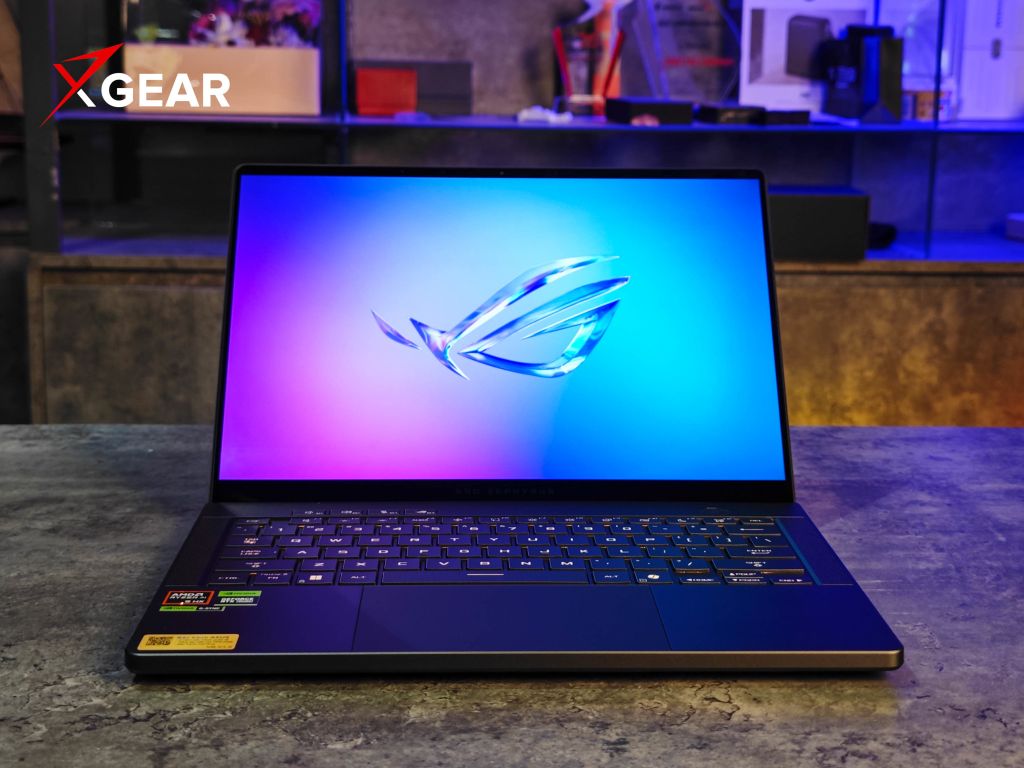 laptop gaming asus rog zephyrus g14 ga403ww qs136ws màn hình oled mang đến chất lượng hiển thị xuất sắc