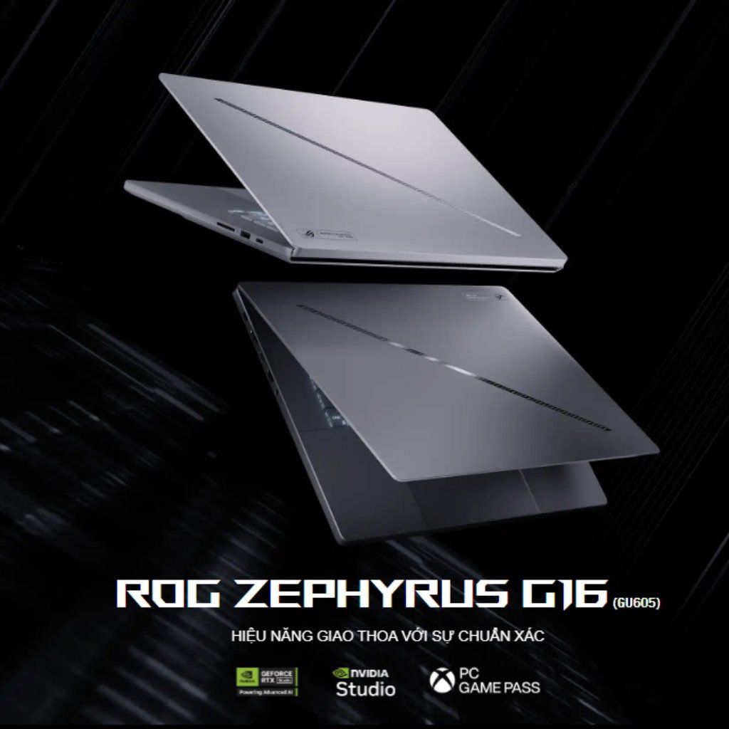 thiết kế laptop Gaming Asus ROG Zephyrus G16 GU605CM-QR039W