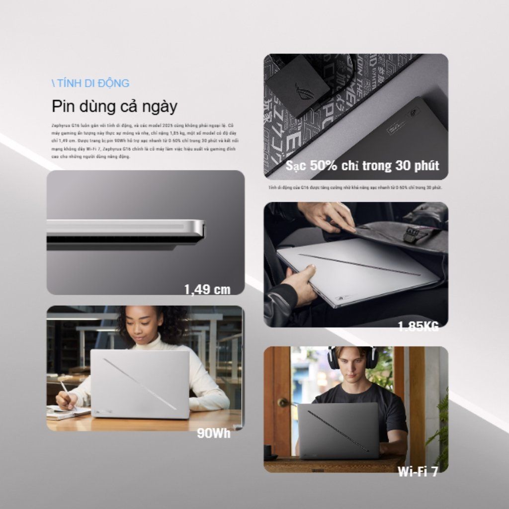 Ưu nhược điểm laptop Asus ROG Zephyrus G16 GU605CM-QR039W