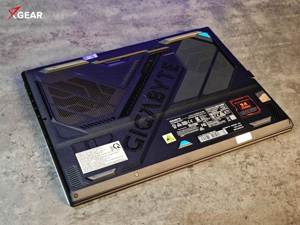 Công nghệ WINDFORCE giúp Laptop Gaming Gigabyte A16 CWHI3VNC94SH vận hành mát mẻ