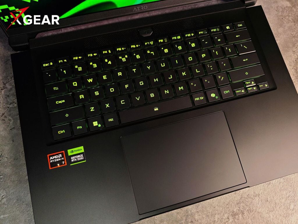 hiệu năng Laptop Gigabyte AERO X16 tích hợp chip AI đỉnh cao
