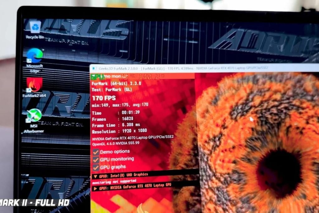Laptop Gaming Gigabyte AORUS 16X ASG sở hữu màn hình 100% sRGB