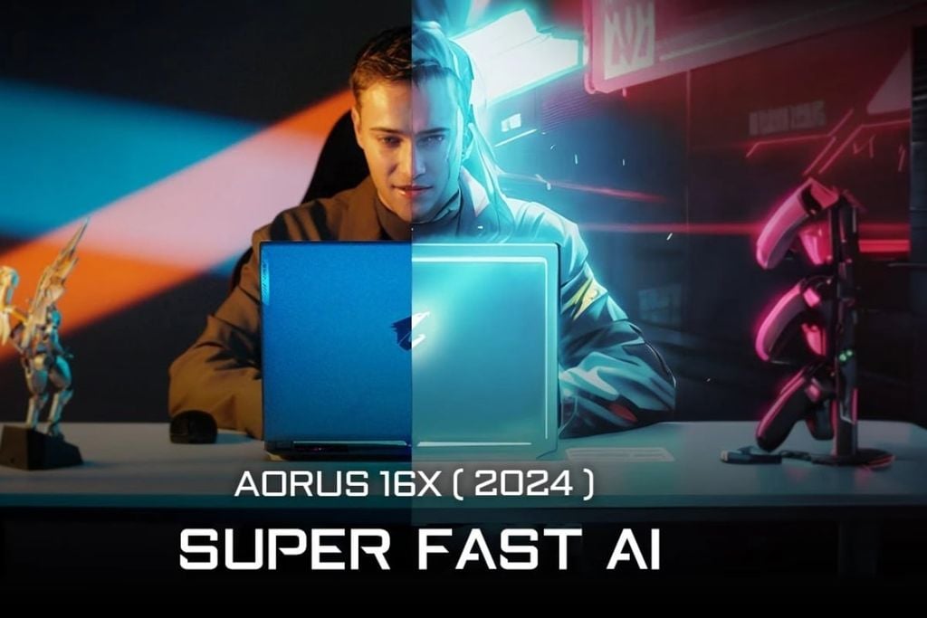 Laptop Gaming Gigabyte AORUS 16X ASG tích hợp công nghệ Intel AI Boost mạnh mẽ