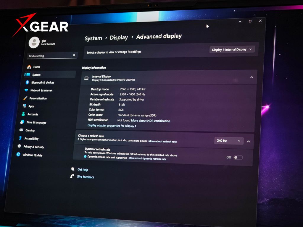 hiệu năng vượt trội Laptop Gaming Gigabyte Aorus Master 16