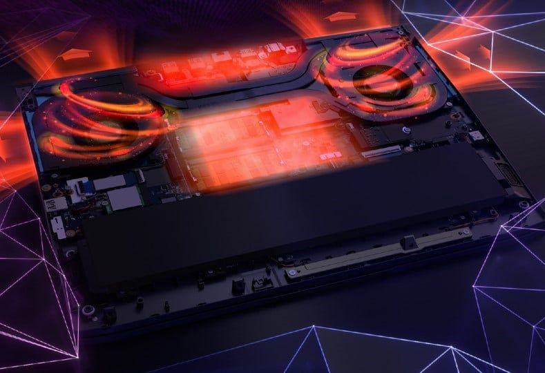 Laptop Gaming Lenovo LOQ 15IRX9 83DV012LVN công nghệ tản nhiệt hiện đại