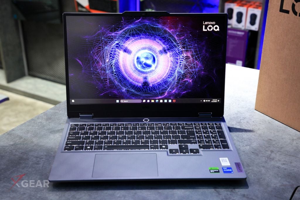 thiết kế thanh lịch của Laptop Gaming Lenovo LOQ 15IRX9 83DV017HVN