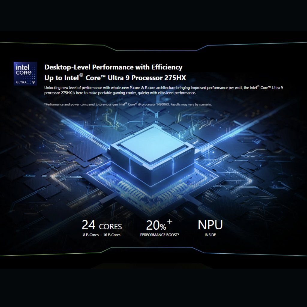 MSI Crosshair 16 HX AI D2XWFKG 036VN cấu hình mạnh mẽ