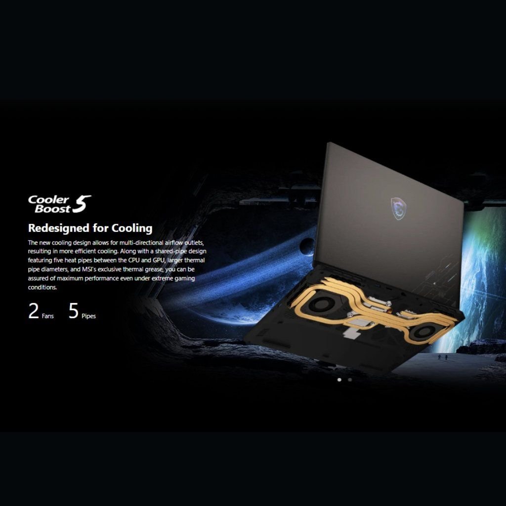 MSI Crosshair 16 HX AI D2XWFKG 036VN tản nhiệt vượt trội