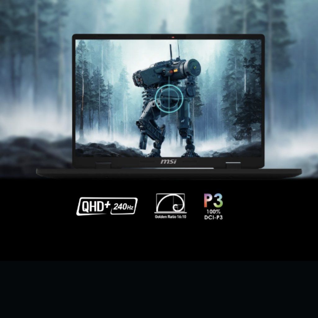MSI Crosshair 16 HX AI D2XWFKG 036VN màn hình hiển thị sắc nét