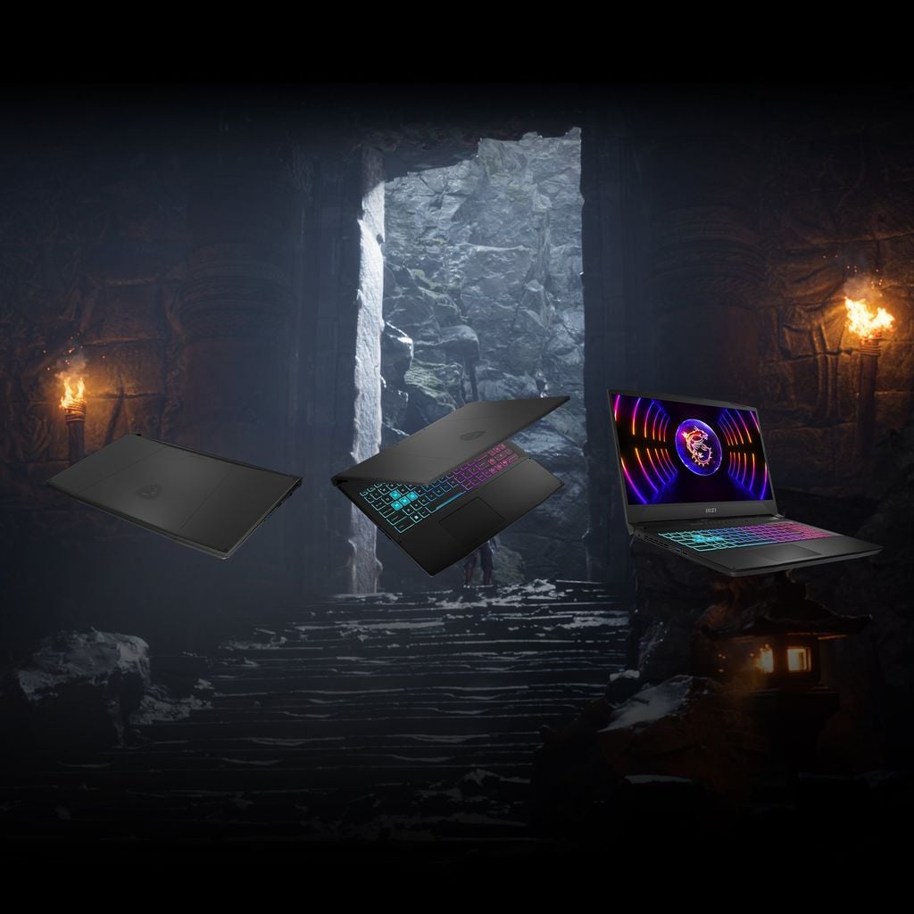 thiết kế hiện đại của Laptop Gaming MSI Katana 15 B13UDXK 2270VN