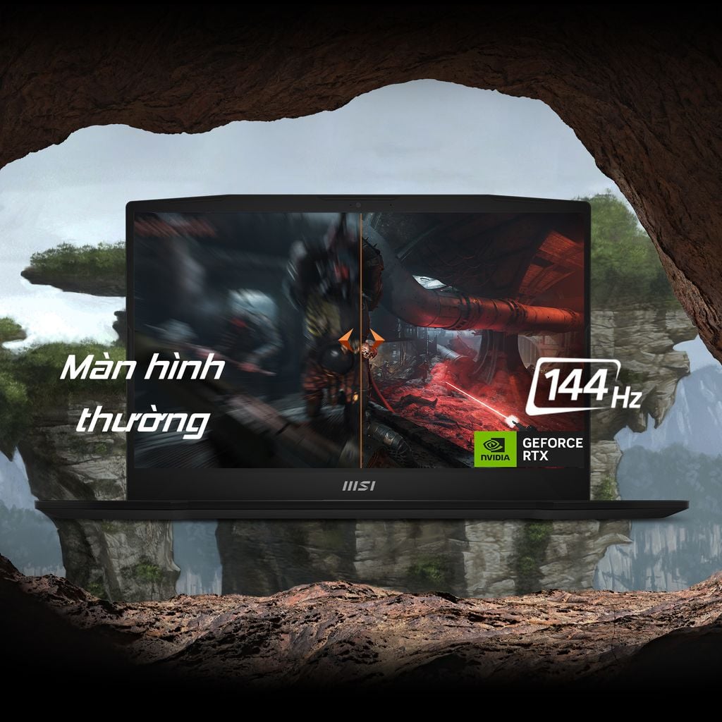 Màn hình của Laptop Gaming MSI Katana 15 B13UDXK 2270VN