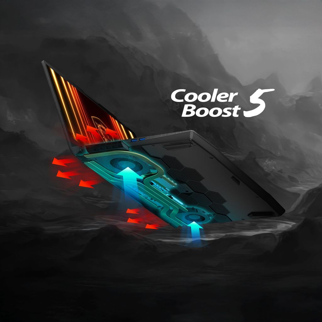 Hệ thống tản nhiệt hiện đại với công nghệ Cooler Boost