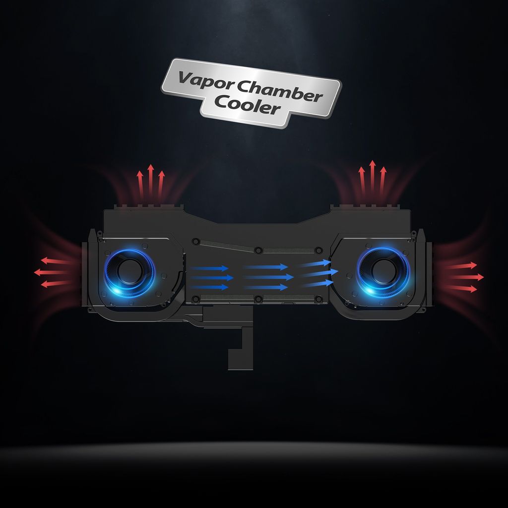 MSI Stealth 18 HX trang bị hệ thống tản nhiệt Vapor Chamber