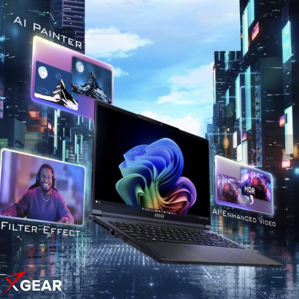 Laptop Gaming MSI Stealth A16 AI+ A3XWFG 018VN thiết kế thanh lịch