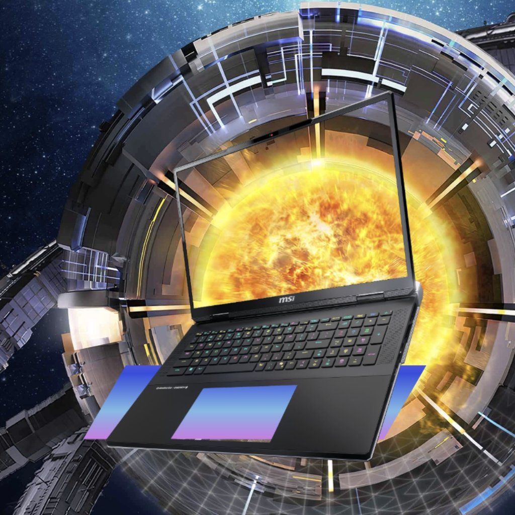 Thiết kế Laptop Gaming MSI Titan 18 HX AI A2XWJG 622VN sang trọng cao cấp