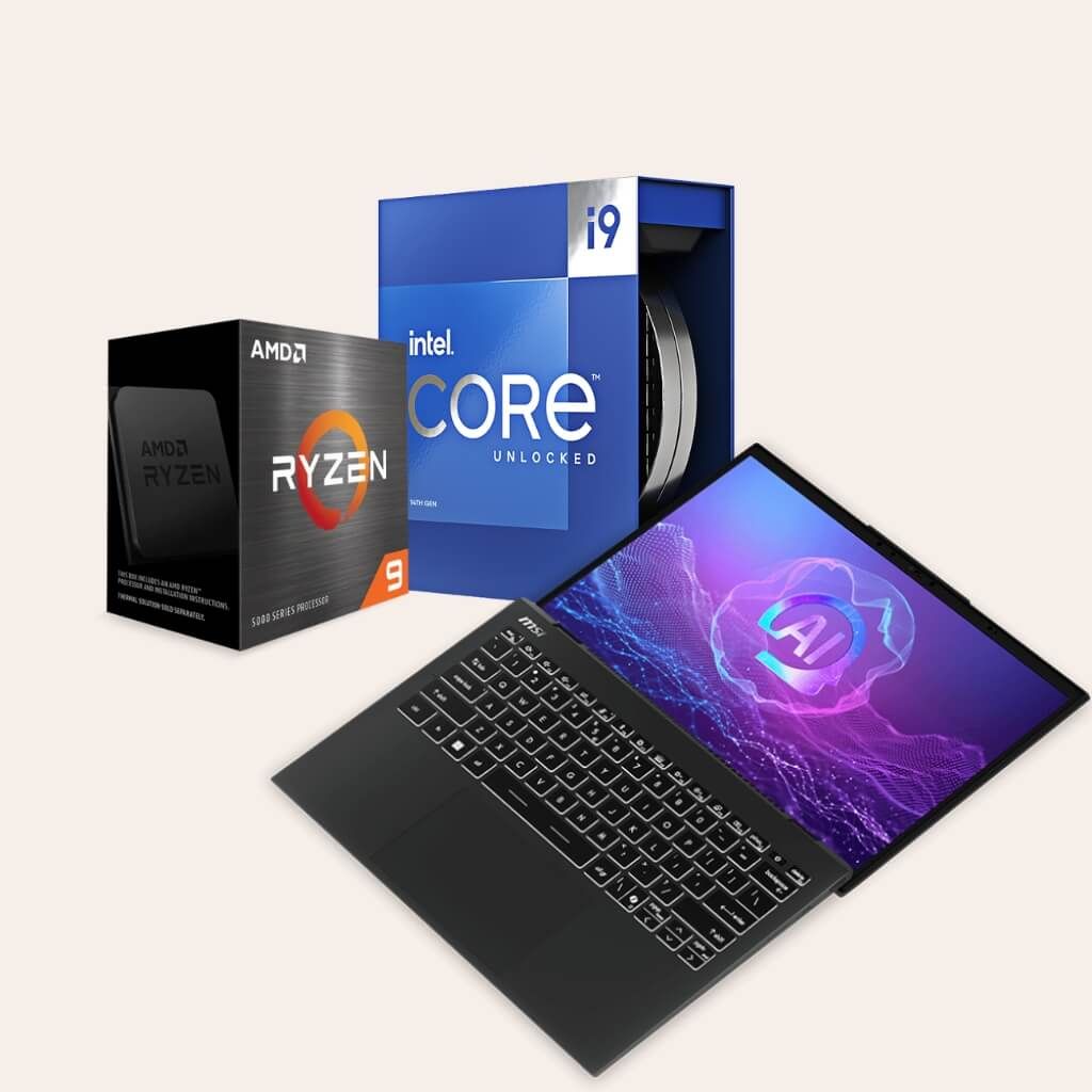 Laptop MSI Intel Core i9 và Ryzen 9