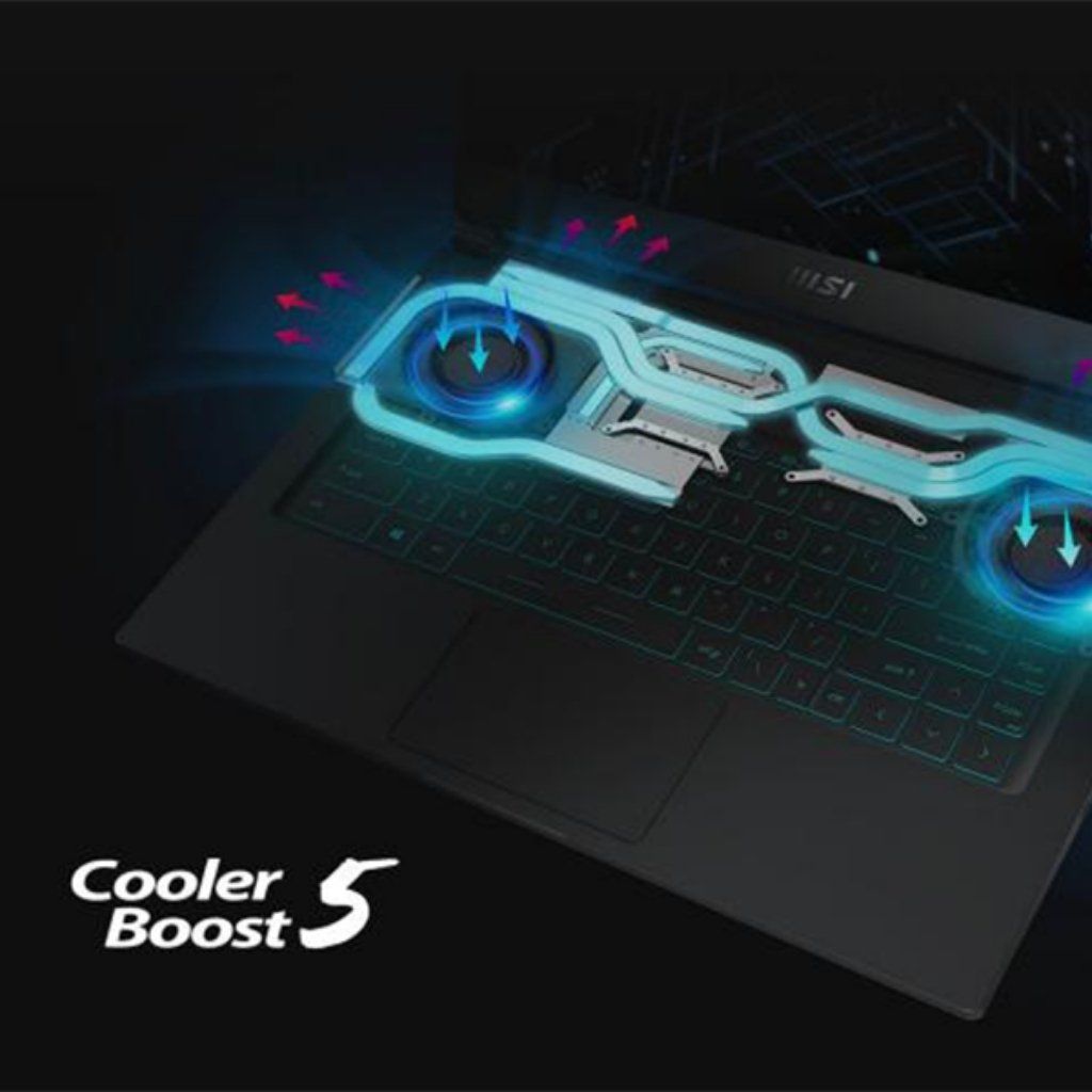 laptop msi có công nghệ tản nhiệt Cooler Boost