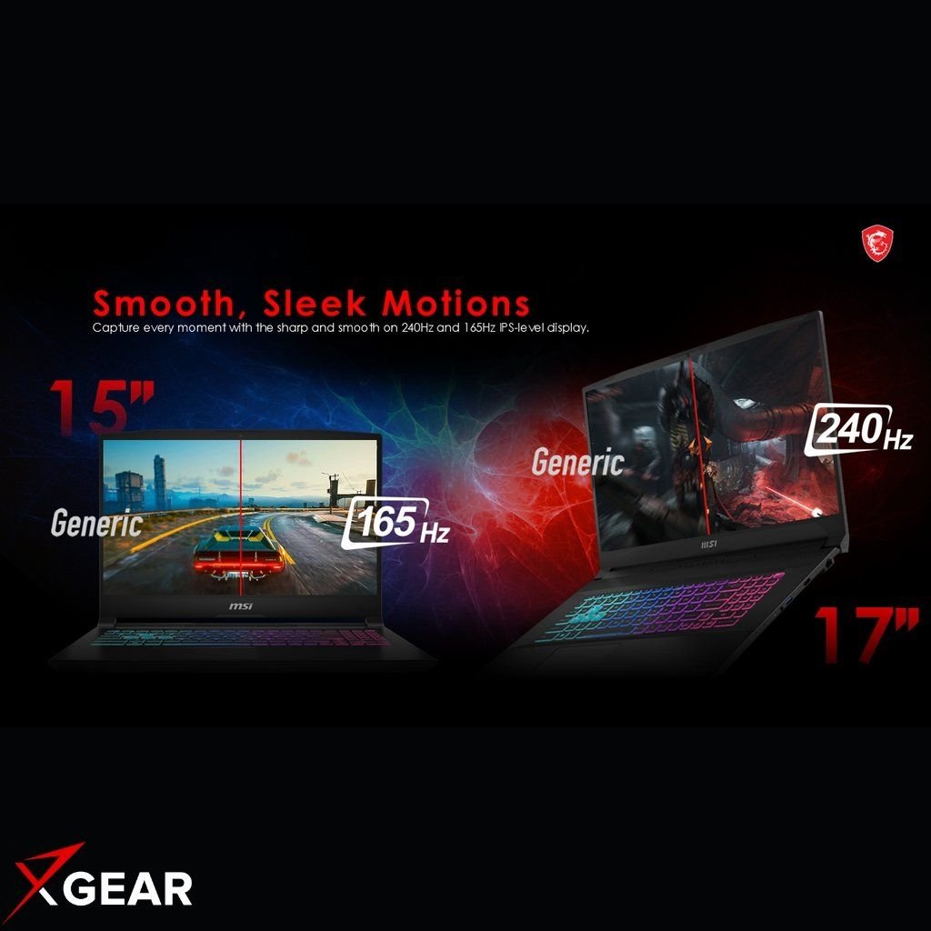 Laptop Gaming MSI Katana 15 HX B14WFK 294VN màn hình chuẩn QHD 165Hz