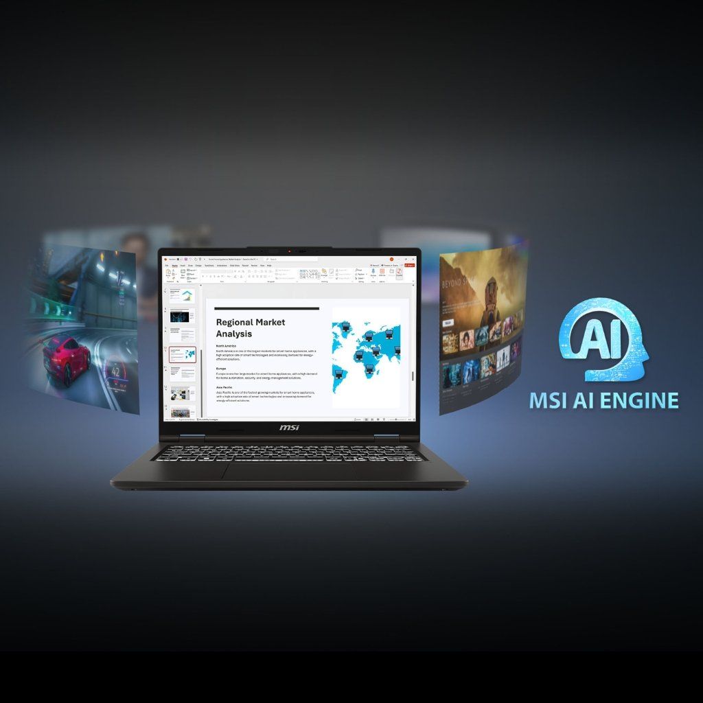 tính năng AI của Laptop MSI Venture 14 AI A1MG 005VN