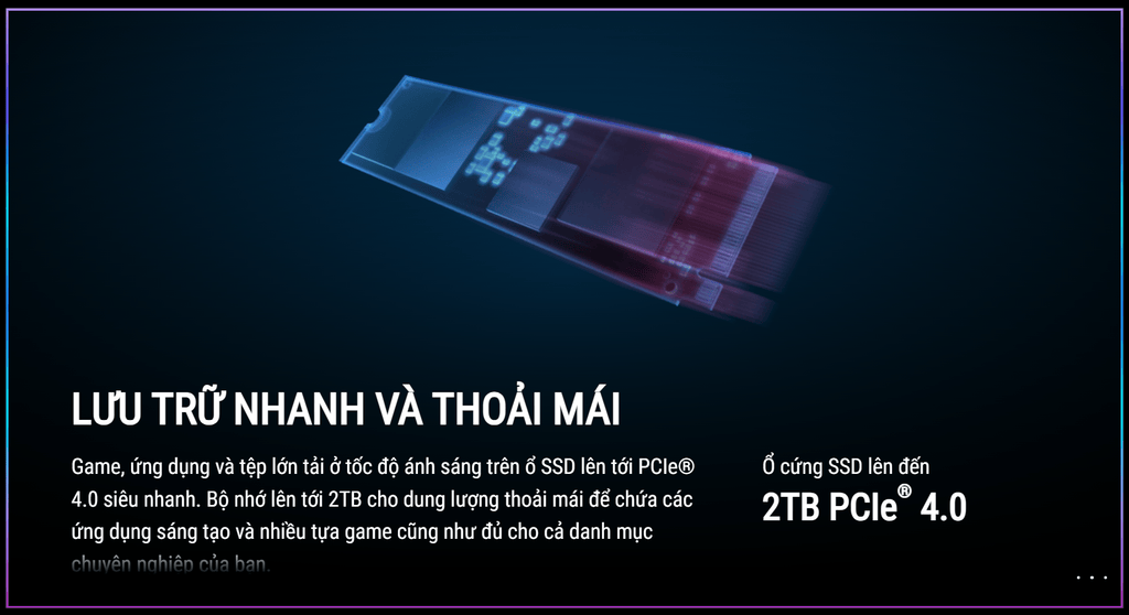 Bộ nhớ Ram SSD Laptop Gaming Asus ROG Zephyrus G14 GA403WM-QS051WS