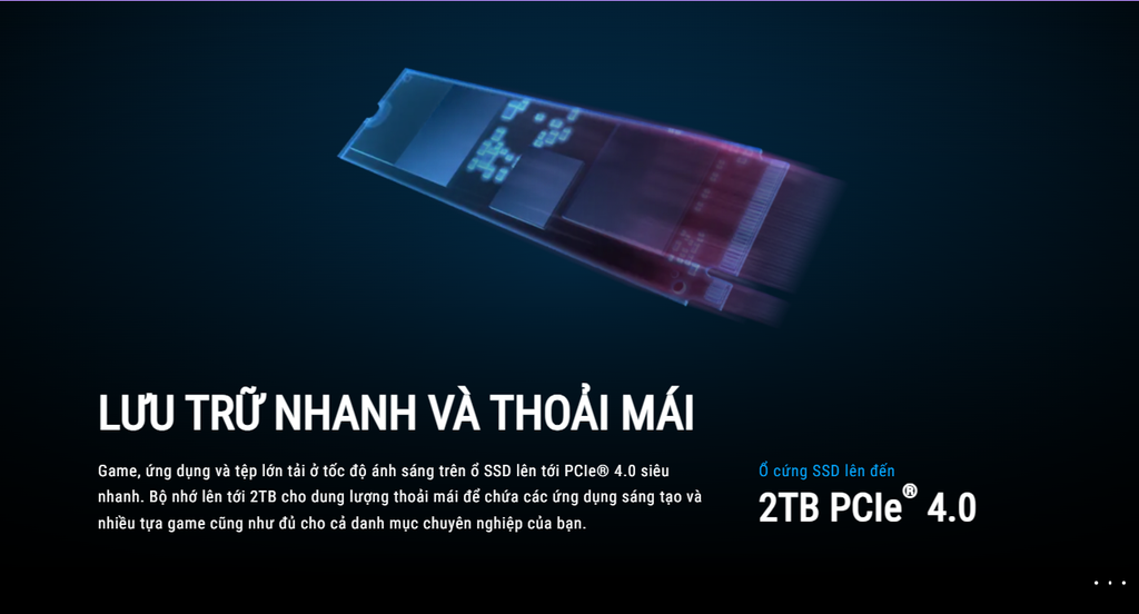 Bộ nhớ ram ssd Laptop Gaming Asus ROG Zephyrus G16 GU605CM-QR078W