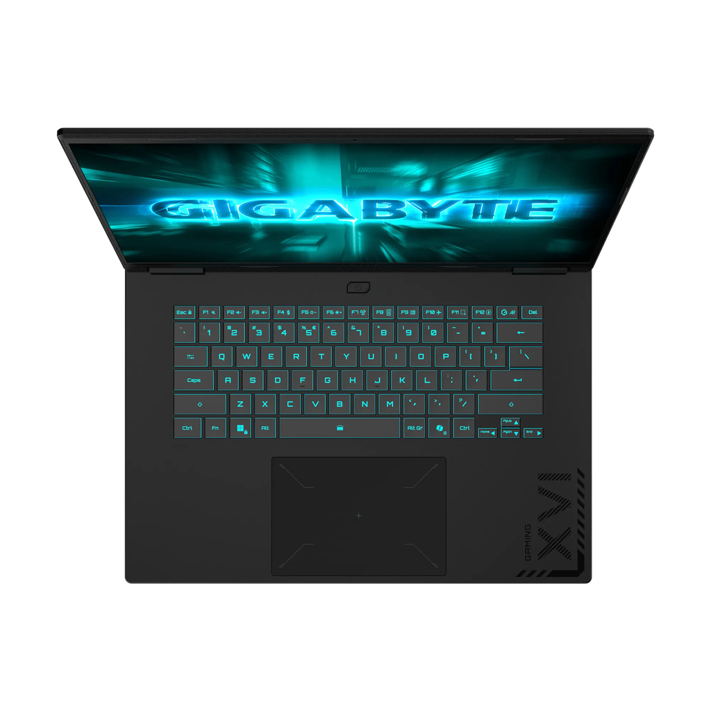 Laptop Gaming Gigabyte A16 CWHI3VN864SH sở hữu bàn phím rộng rãi