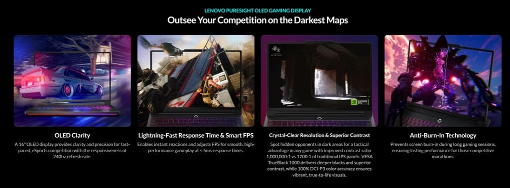 Màn hình Laptop Gaming LENOVO Legion Pro 7 16IAX10H 83F5008VVN