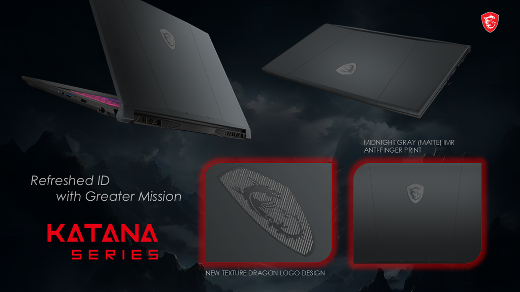 Thiết kế Laptop Gaming MSI Katana 15 HX B14WFK 025VN