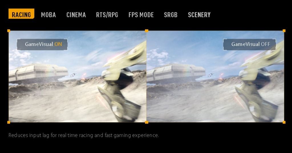 Màn hình Gaming AI Asus TUF VG259QMR5A tích hợp công nghệ chống ánh sáng xanh bảo vệ mắt