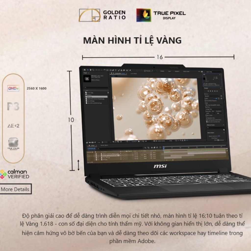 Laptop gaming MSI Creator