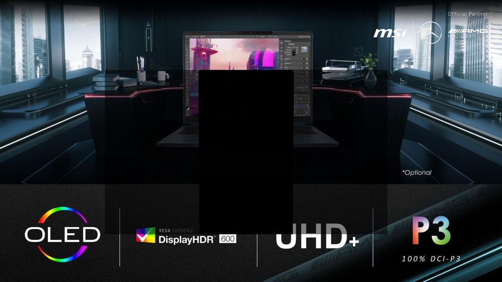 MSI Prestige 16 AI+ Mercedes AMG B2VMG 088VN màn hình OLED 16 inch rực rỡ