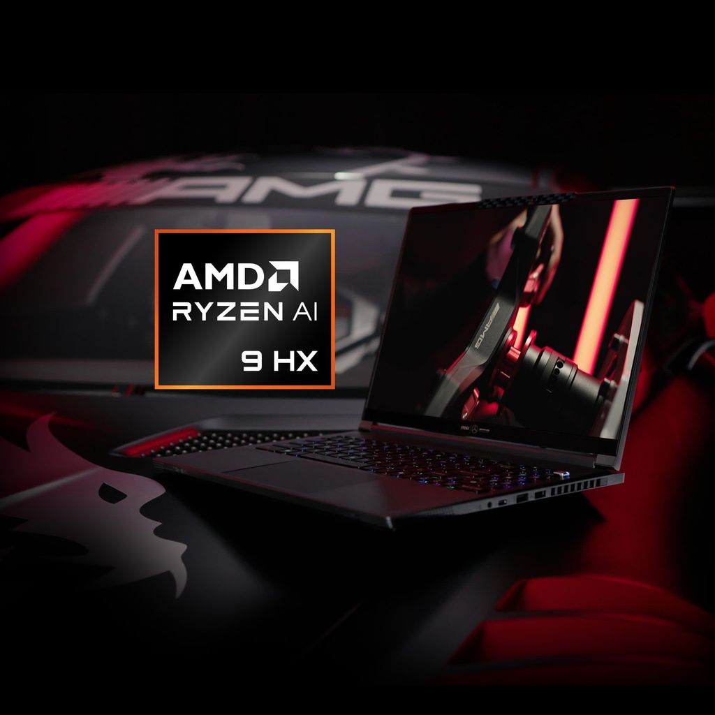 MSI Stealth A16 Mercedes AMG AI+ A3XWGGG 032VN sử dụng CPU AMD Ryzen™ AI 9 HX 370