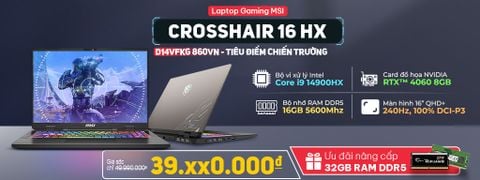 MSI Crosshair 16 HX D14VFKG 860VN 