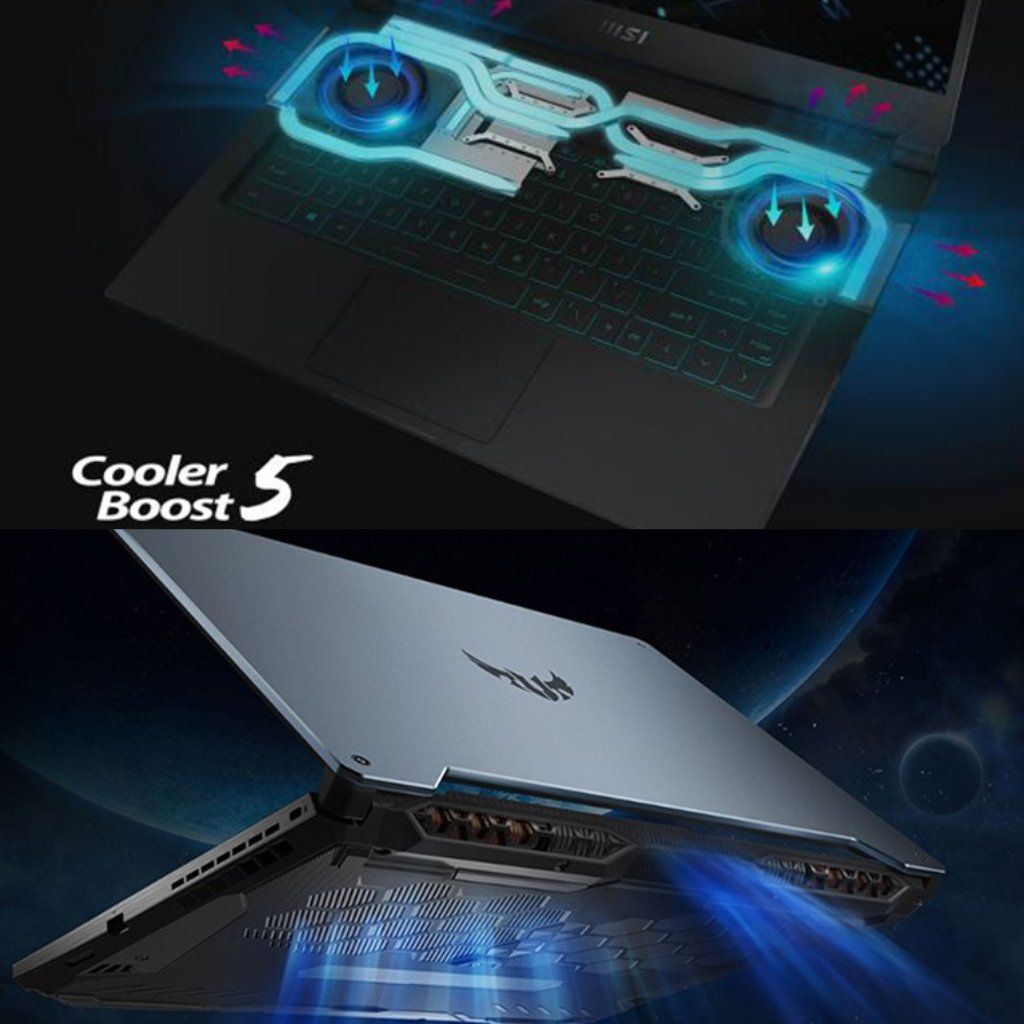 so sánh tản nhiệt laptop ASUS và laptop MSI