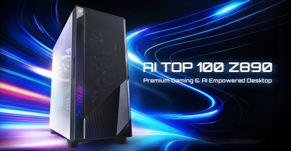PC AI Đồng Bộ GIGABYTE AI TOP 100 Z890 được tích hợp chip AI mang đến hiệu năng xử lý xuất sắc