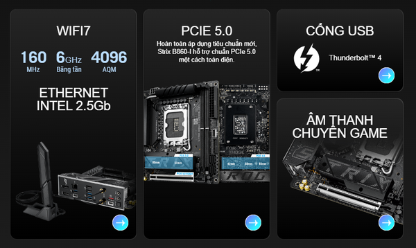 Xgear Mainboard ASUS ROG STRIX B860-I GAMING WIFI