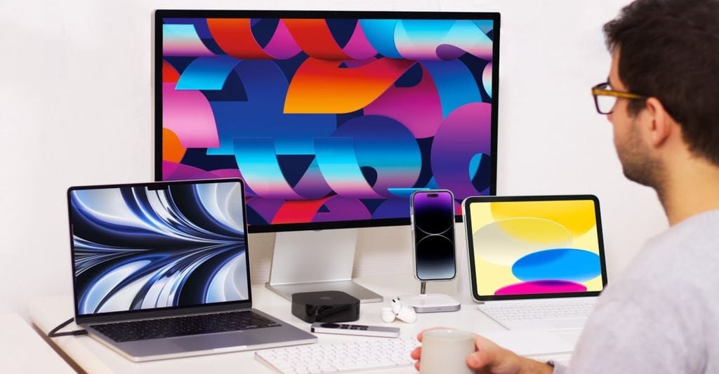 dùng iPad sẽ dễ dàng kế nối với hệ sinh thái Apple