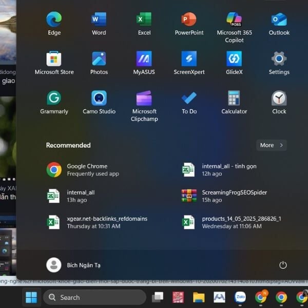 Giao diện Windows 11