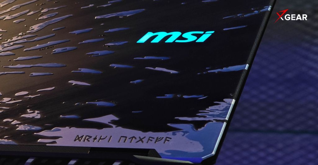 logo MSI phát sáng RGB