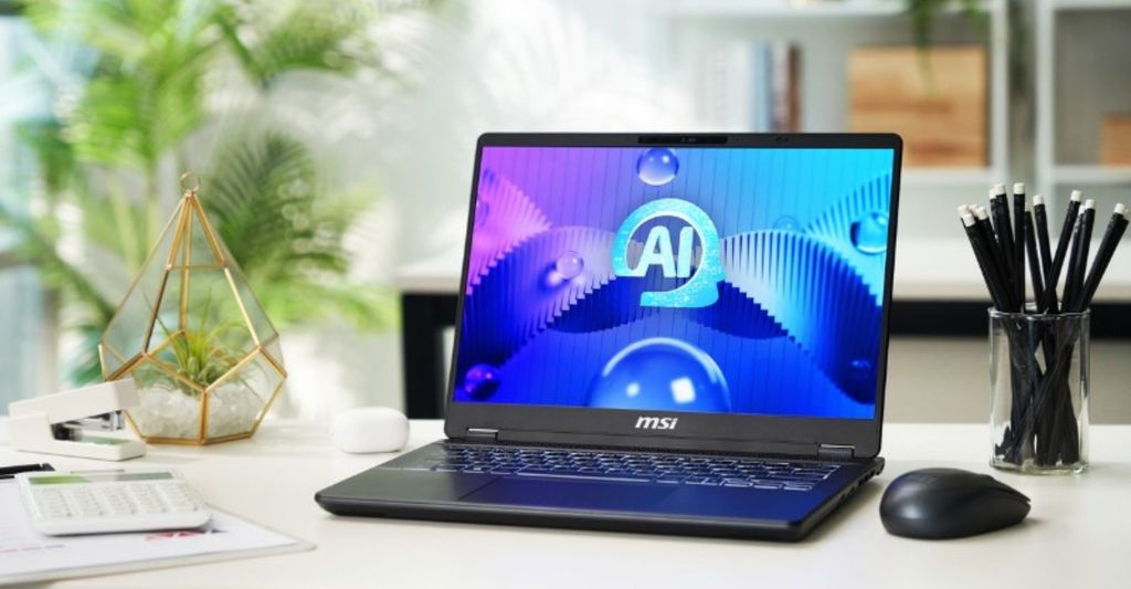 Laptop MSI Prestige 14 AI Studio C1UDXG 058VN dành cho sinh viên thiết kế nội thất