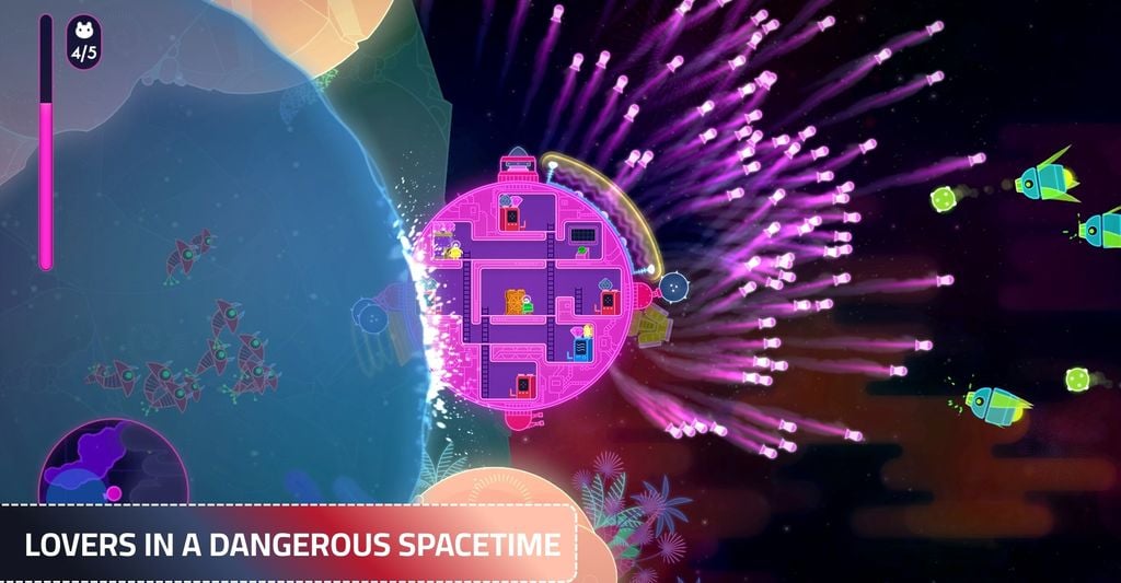 Lovers in a Dangerous Spacetime game 2 người miễn phí