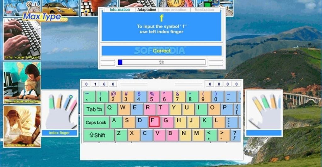 game tập gõ phím nhanh MaxType Pro