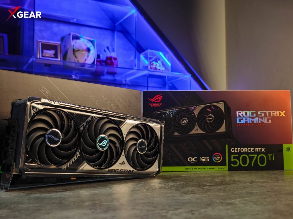 Vga Asus ROG Strix GeForce RTX 5070 Ti 16GB GDDR7 OC Edition (ROG-STRIX-RTX5070TI-O16G-GAMING)