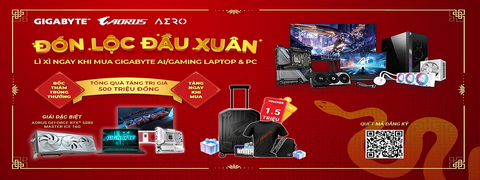Đón Lộc Đầu Xuân Gigabyte