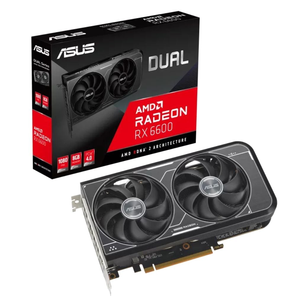 Dung lượng VGA ASUS Dual Radeon RX 6600
