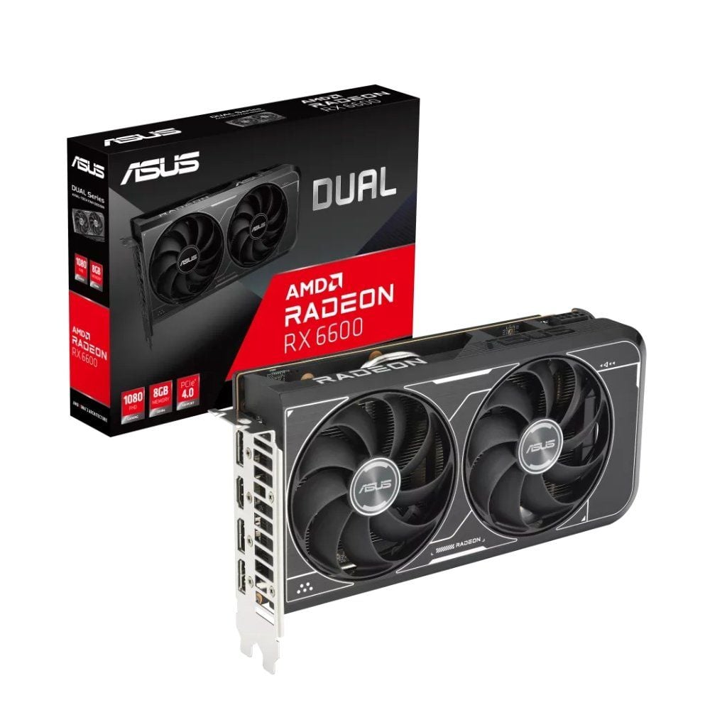 VGA ASUS Dual RX 6600 V3 tốc độ xử lý nhanh