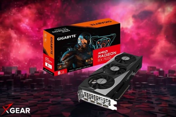 VGA Gigabyte Radeon RX 7600 GAMING OC 8G tại Xgear